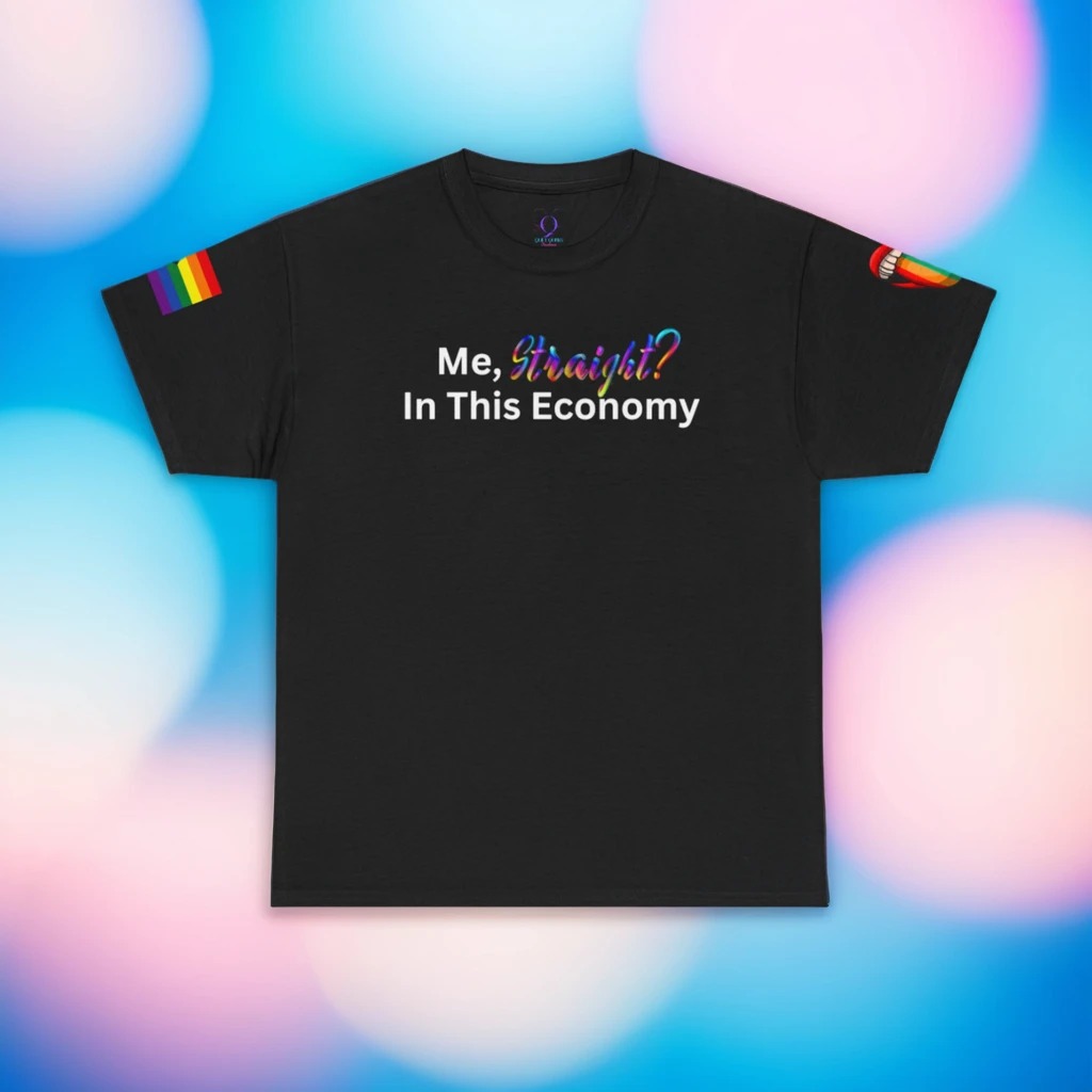 Me, Straight… in this Economy? Unisex Jersey Tee
